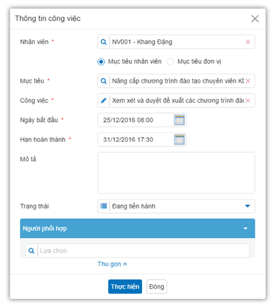 Cách quản lý dự án nhỏ trong iHCM Cách quản lý dự án nhỏ trong iHCM