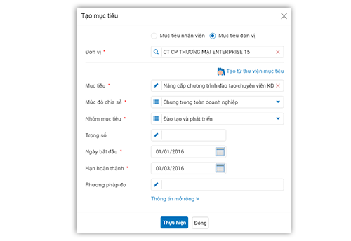 Cách quản lý dự án nhỏ trong iHCM