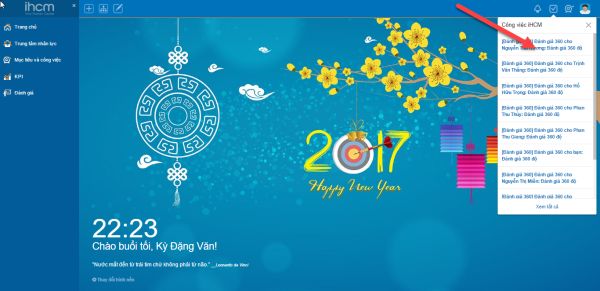 Hướng dẫn sử dụng đánh giá 360 độ trên iHCM Hướng dẫn sử dụng đánh giá 360 độ trên iHCM