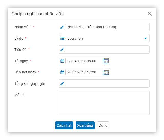 Hướng dẫn sử dụng tính năng quản lý thời gian trên phần mềm iHCM