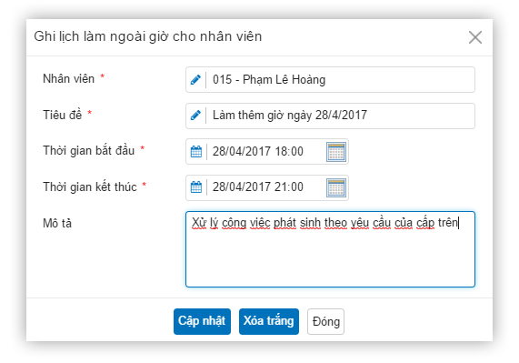 Hướng dẫn sử dụng tính năng quản lý thời gian trên phần mềm iHCM