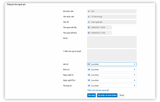 Hướng dẫn sử dụng tính năng quản lý thời gian trên phần mềm iHCM