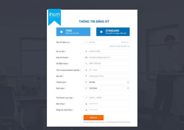 Làm thế nào để được trải nghiệm miễn phí phần mềm iHCM?